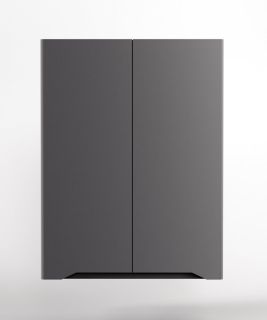 Подвесной шкаф Style Line Марелла мини 60 Люкс Plus СС-00002423 серый матовый